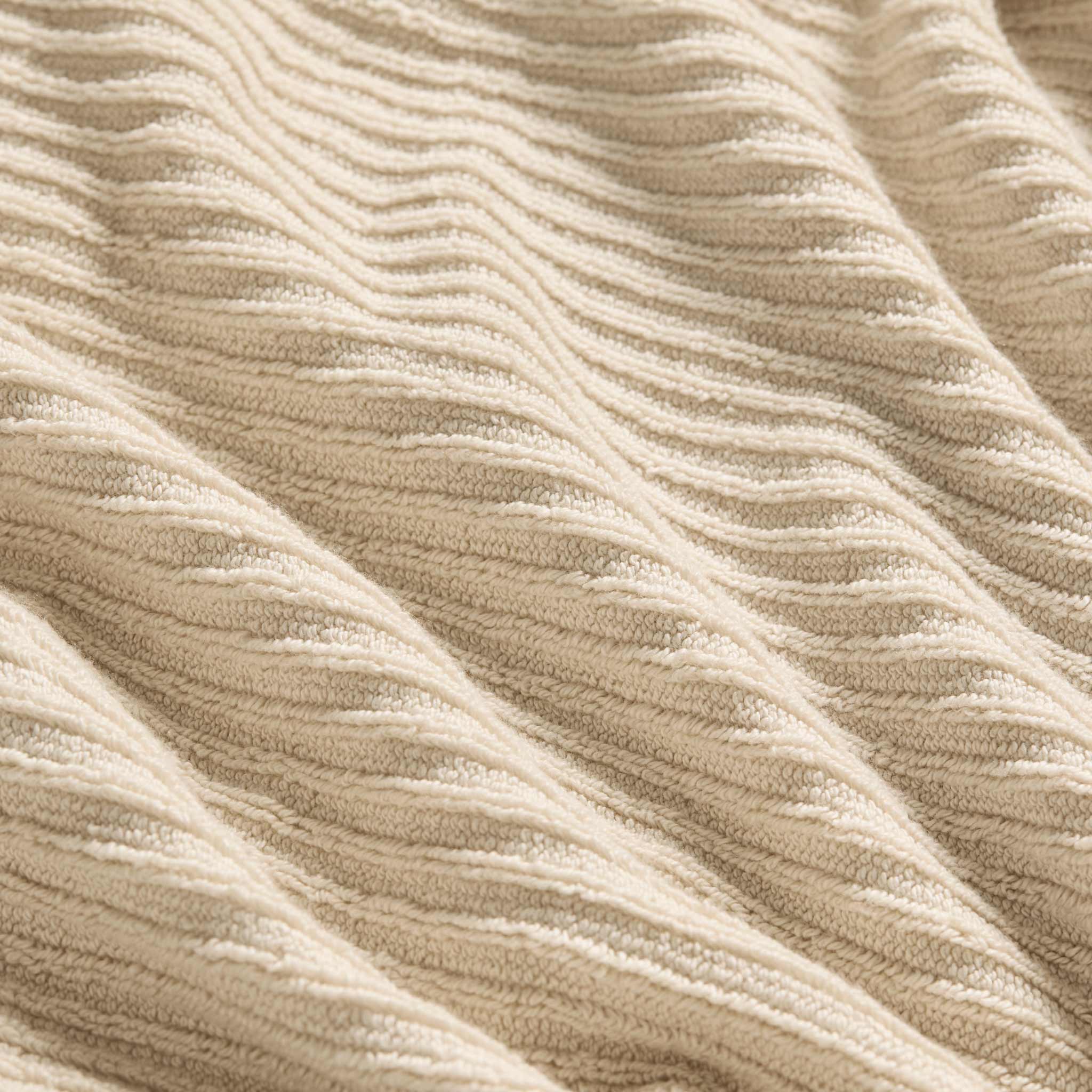 Ribbed Cotton TENCEL Set of 4 Bath Towel Bundle - Image 10