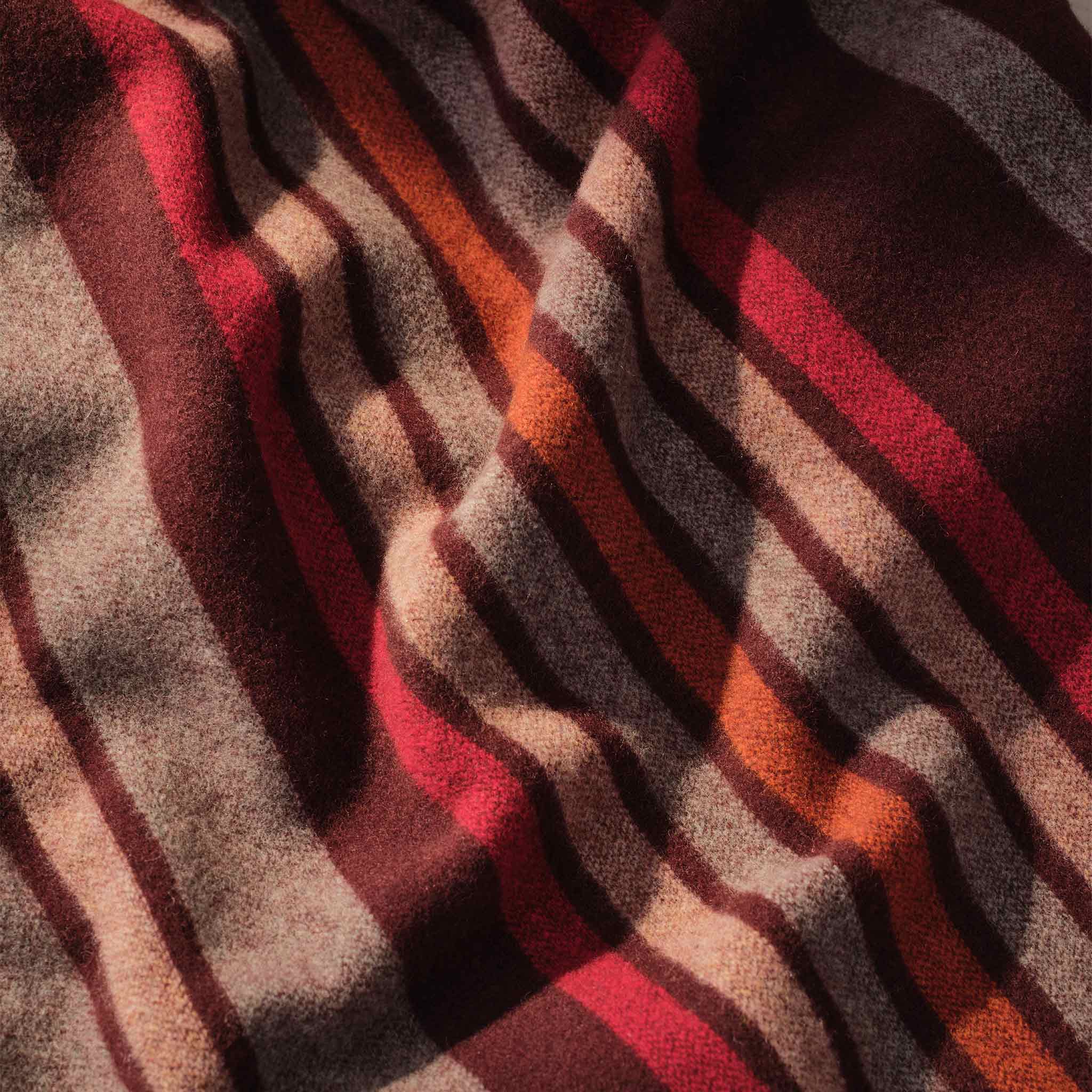 Striped Lambswool Throw Blanket - Image 21